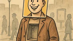 Dowcip: Na buzi plakat, w sercu pustka