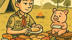 Dowcip: Harcerz to nie świnia…